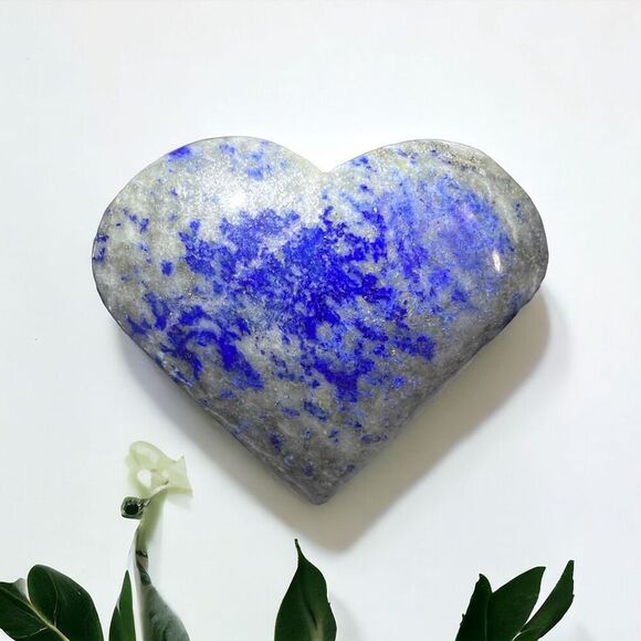 Lapis‎ Lazuli Crystal Heart Carving - Picture 14 of 14